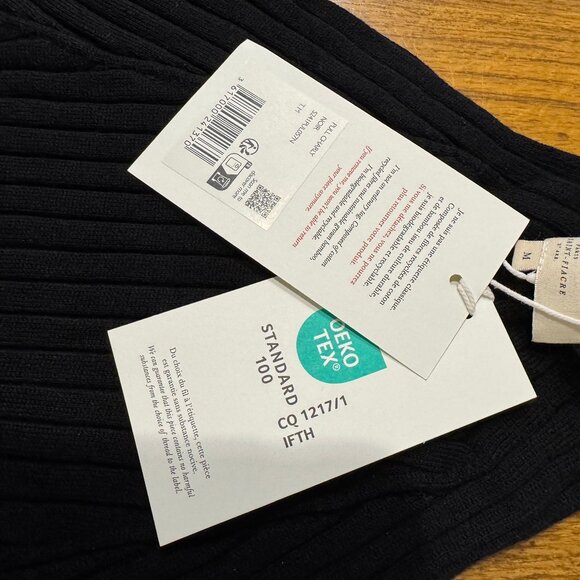 NWT Sezane Charly Jumper in Black size medium - Picture 4 of 5